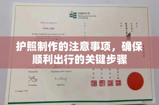 五通桥护照制作的注意事项，确保顺利出行的关键步骤