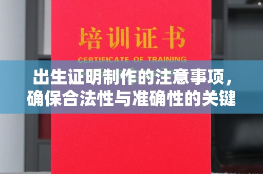 五通桥出生证明制作的注意事项，确保合法性与准确性的关键步骤