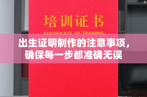 五通桥出生证明制作的注意事项，确保每一步都准确无误
